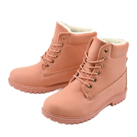 Pinke Nersis isolierte Stiefel rosa 2