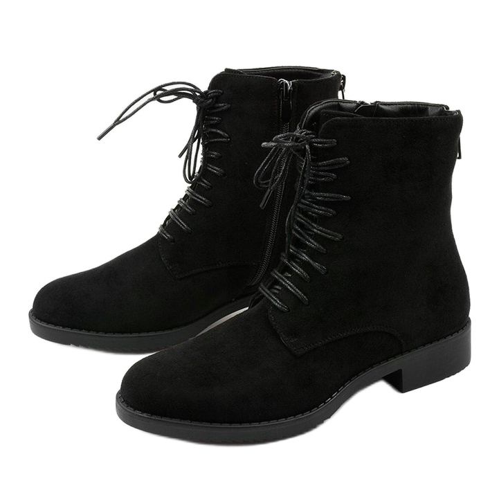 Schwarze Damen Arbeitsstiefel A8316 / A 2
