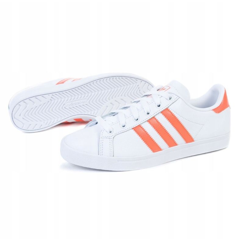 Schuhe adidas Coast Star W EE6202 weiß orange 1