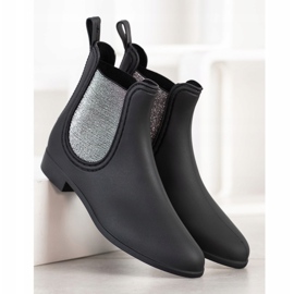 SHELOVET Stilvolle Galoschen schwarz 1