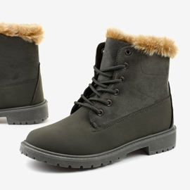 Graue Stiefel Olaksalim isolierte Stiefel 1