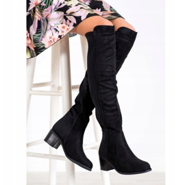 Balada Stiefel auf niedrigem Pfosten schwarz 2