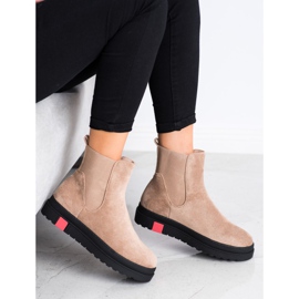 Seastar Stiefel auf der Plattform beige 2