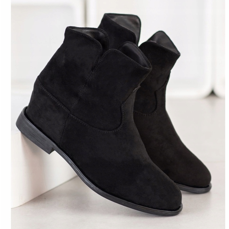 Sergio Todzi Cowboystiefel auf einem Keil schwarz 1