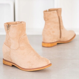 Sergio Todzi Elegante Keilstiefel beige 1