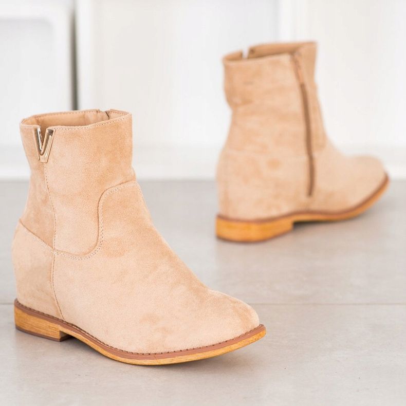 Sergio Todzi Elegante Keilstiefel beige 1