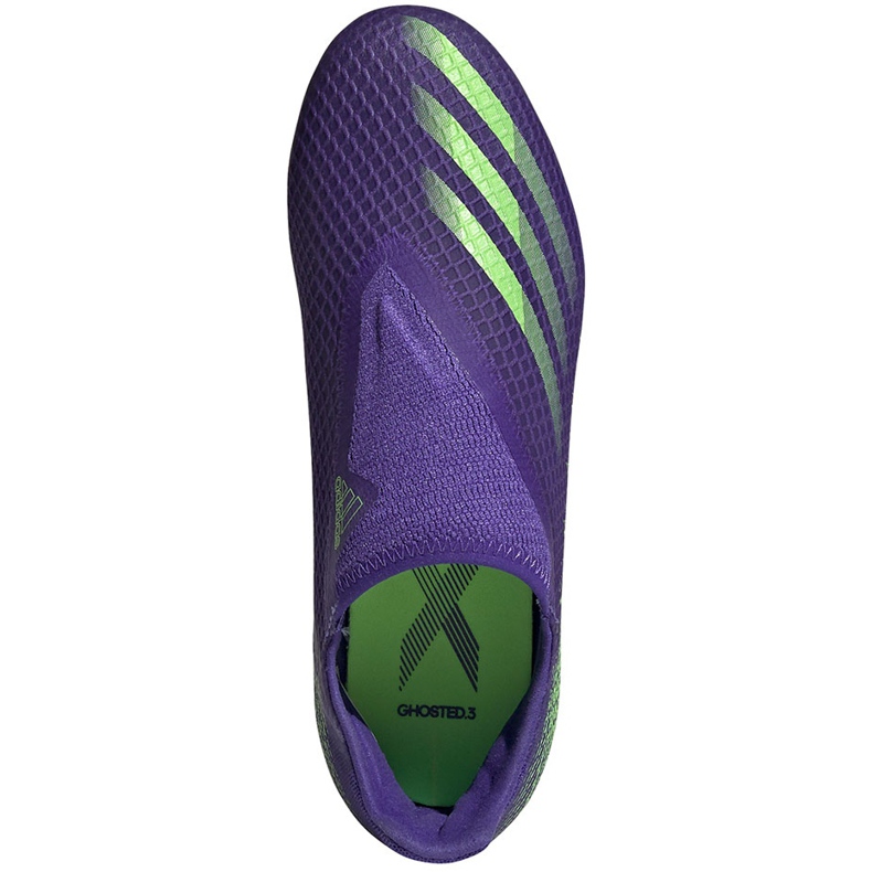 Adidas X Ghosted.3 Ll Fg Junior lila-grün EH2015 Fußballschuhe violett violett 1