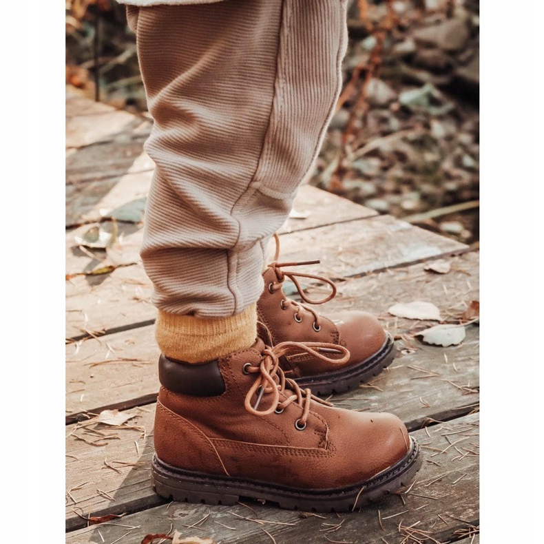 Apawwa Braune Stiefel für Jungen für Kinder Moa Stiefel 1