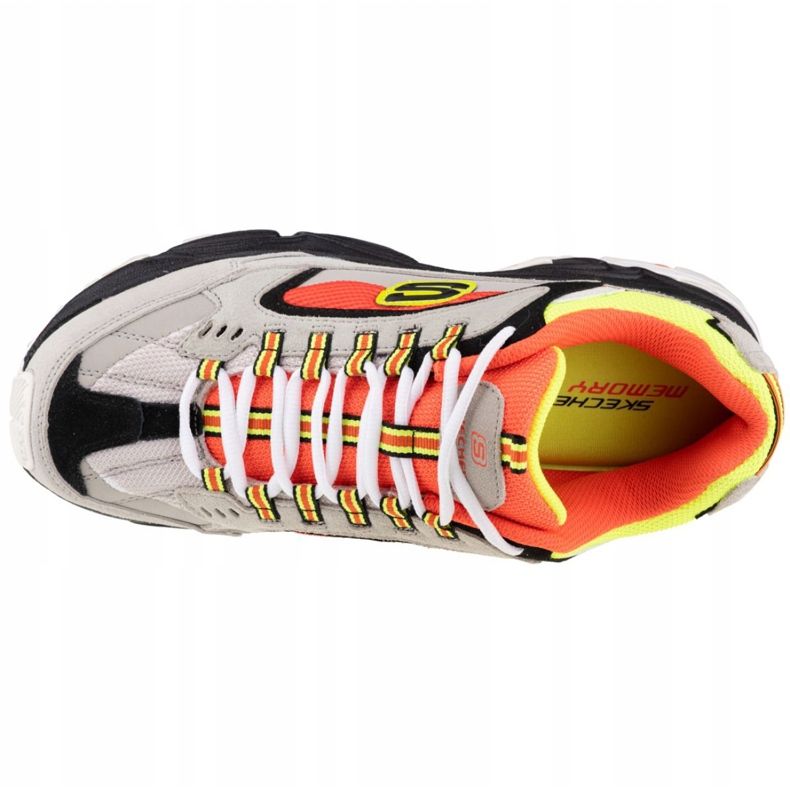 Skechers Ausdauer-Cutback M 51286-GYOR orange grau mehrfarbig 2