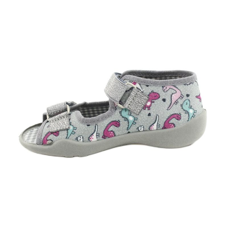 Befado Kinderschuhe 242P105 silber- grau 2