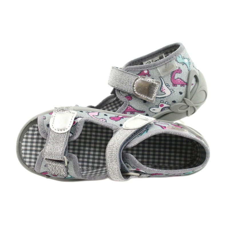 Befado Kinderschuhe 242P105 silber- grau 5