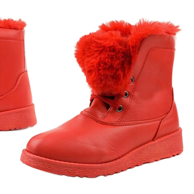 Rote isolierte Stiefel von Inaleth 1
