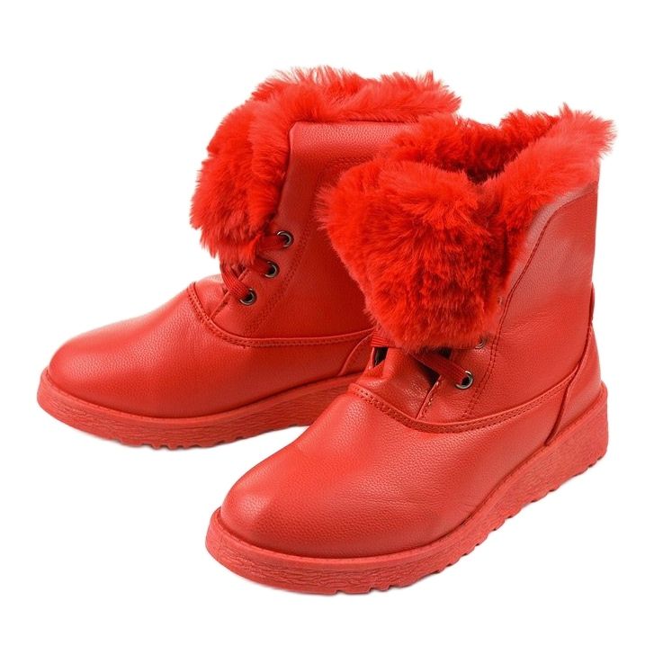 Rote isolierte Stiefel von Inaleth 2