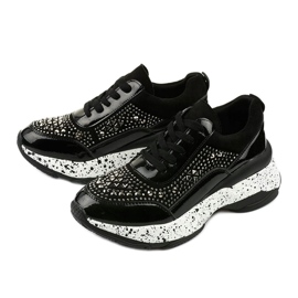 Schwarze Sneaker aus Öko-Leder-Wildleder Quijor 2