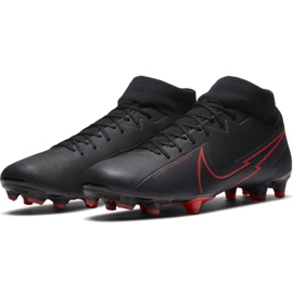 Nike Mercurial Superfly 7 Academy FG / MG M AT7946 060 Fußballschuhe lila, schwarz schwarz 1