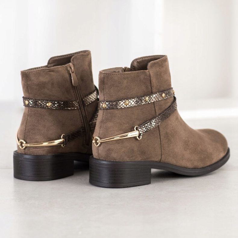 Bestelle Modische braune Stiefel 2