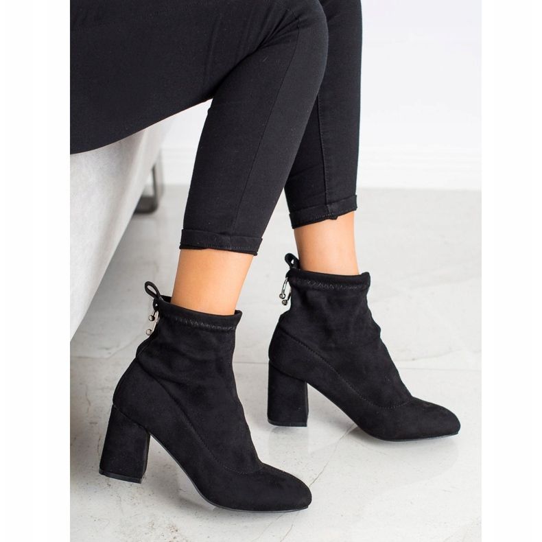 Fashion Slip-on-Stiefel schwarz 2