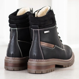 Super Mode Komfortable Trapper braun schwarz 2