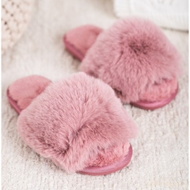 Bona Stilvolle rosa Hausschuhe 1