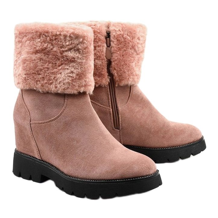 Bodri rosa Wildleder isolierte Stiefel 2