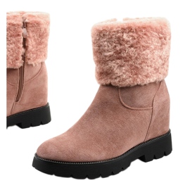 Bodri rosa Wildleder isolierte Stiefel 1