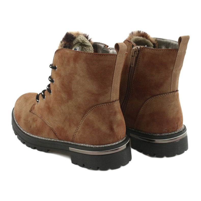American Club Mädchenstiefel GC33 Brown Stiefel braun braun 4