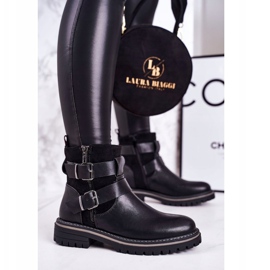 PJ1 Damen Warme Stiefel Workers Black Intensity schwarz 1