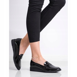 Goodin Lackierte Loafer schwarz 1