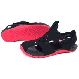 Nike Sunray Protect 2 (PS) Jr 943826-003 Sandalen schwarz rosa 1