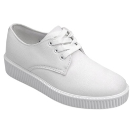 Creepers Stiefel auf BK-15 White Platform weiß 1