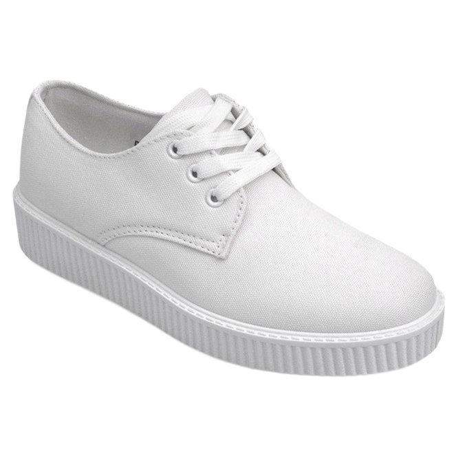 Creepers Stiefel auf BK-15 White Platform weiß 1