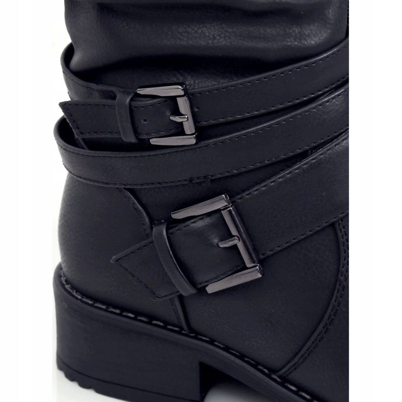 Damen Reitstiefel schwarz 7501 Schwarz 1