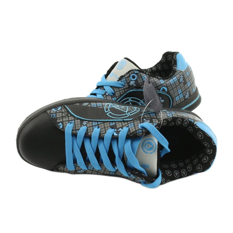 Sportschuhe McArthur 13-bk schwarz blau grau 4