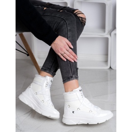 Kylie Modische Trapper weiß 1