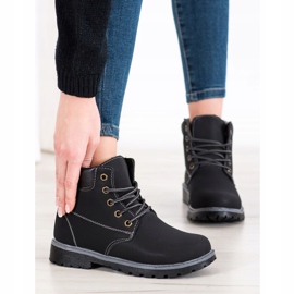 Bona Klassische schwarze Trapper 2