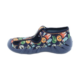 Befado Kinderschuhe 190P101 marineblau blau mehrfarbig grün 2