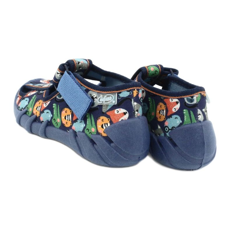 Befado Kinderschuhe 190P101 marineblau blau mehrfarbig grün 5