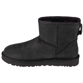 Stiefel Ugg W Classic Mini Leder W 1016558-BLK schwarz 1