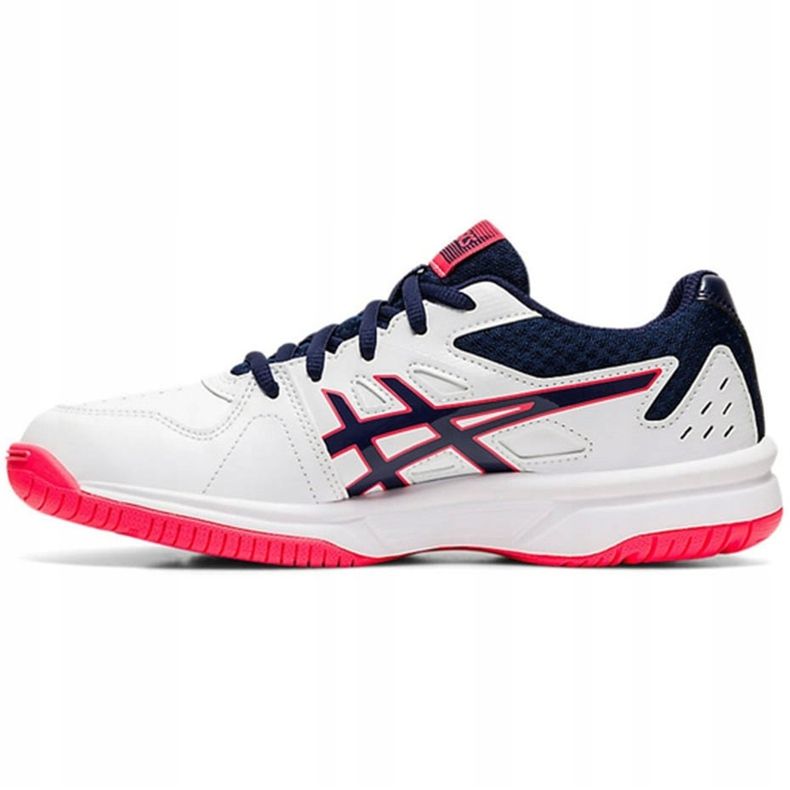 Damenschuhe Asics Court Slide weiß-marine-pink 1042A030 112 marineblau rosa 1