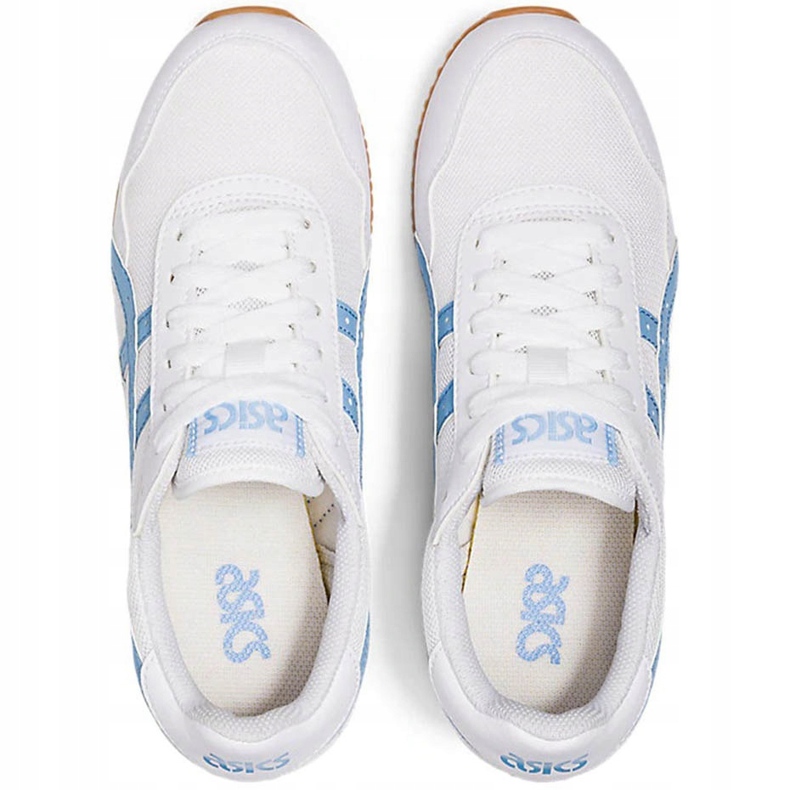 Asics Tiger Runner Damenschuhe weiß und blau 1192A160 102 1