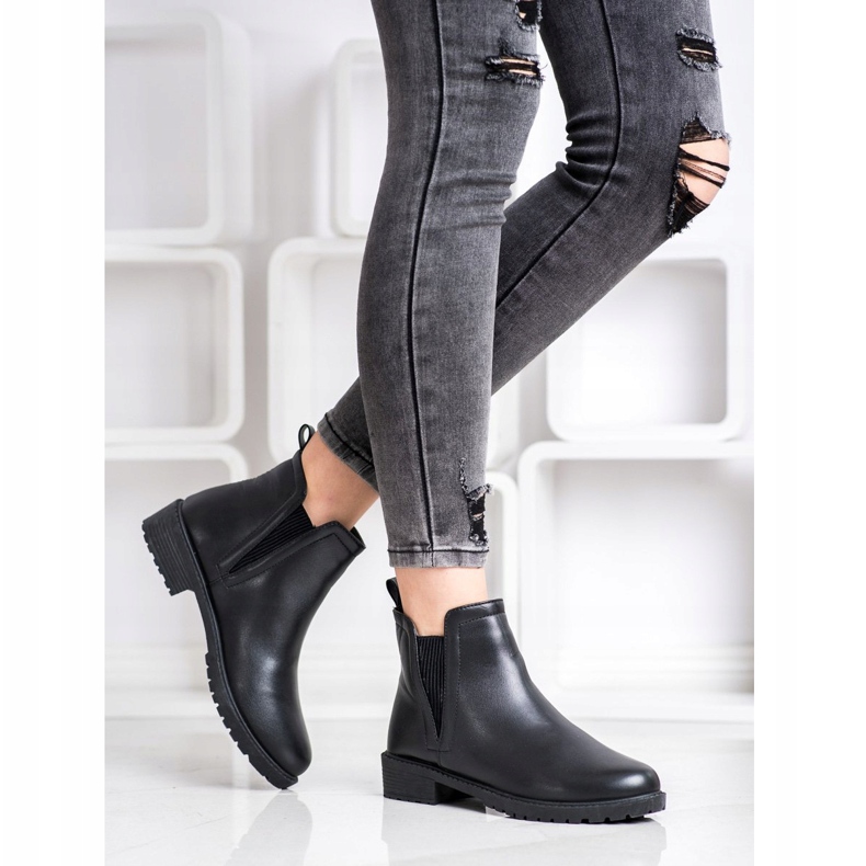 Balada Warme schwarze Chelsea Boots 1