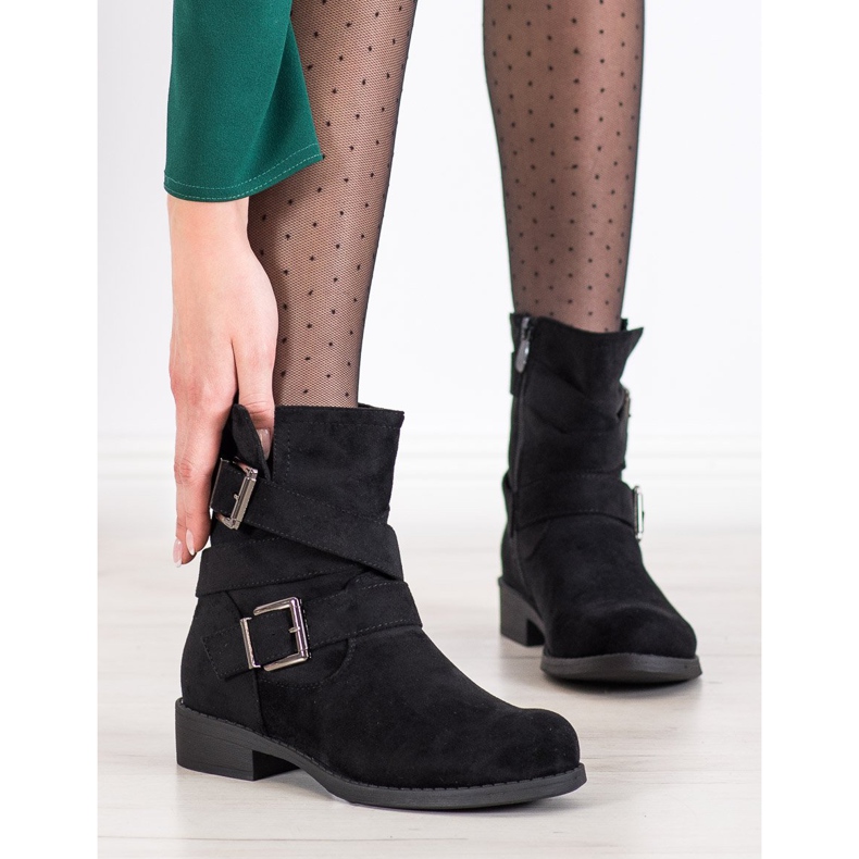 SDS Wildleder Arbeiter schwarz 1