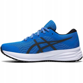 Asics Patriot 12 Gs Jr 1014A139 401 Laufschuhe schwarz blau 2