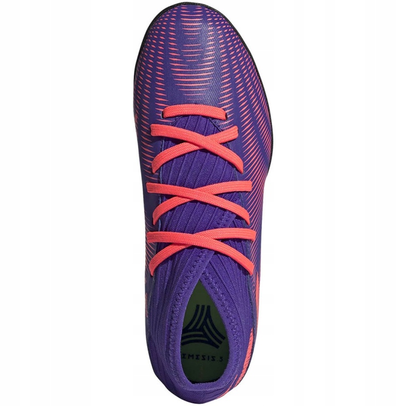 Adidas Nemeziz.3 Tf Jr EH0576 Fußballschuhe orange, lila, rosa lila 1