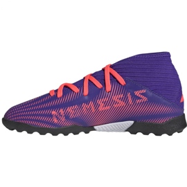 Adidas Nemeziz.3 Tf Jr EH0576 Fußballschuhe orange, lila, rosa lila 2