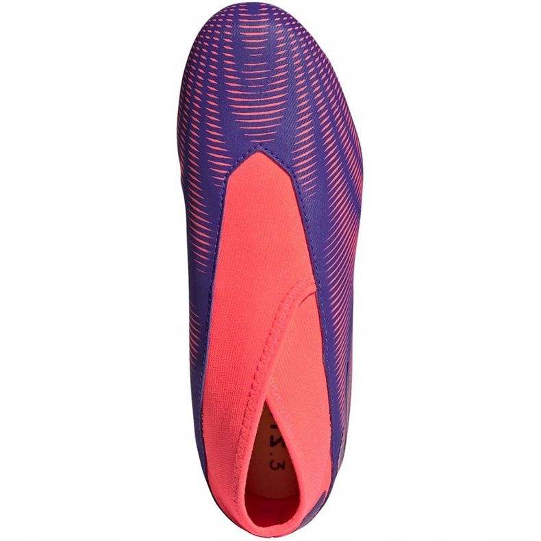 Adidas Nemeziz.3 Ll Fg Jr EH0583 Fußballschuhe orange, lila, rosa lila 1