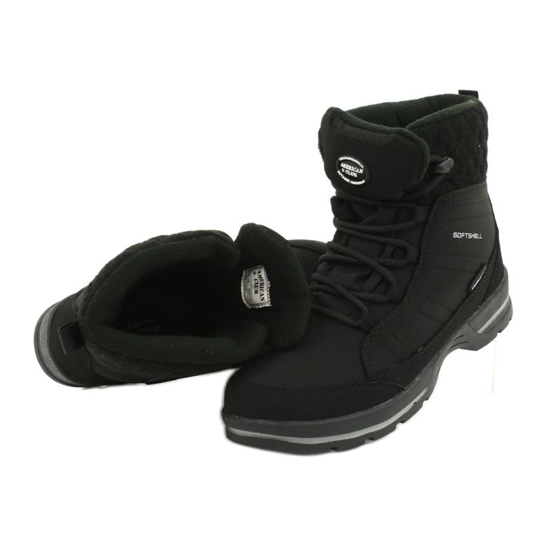 Schneestiefel Softshell mit Membran American Club SN02 / 20 schwarz 4