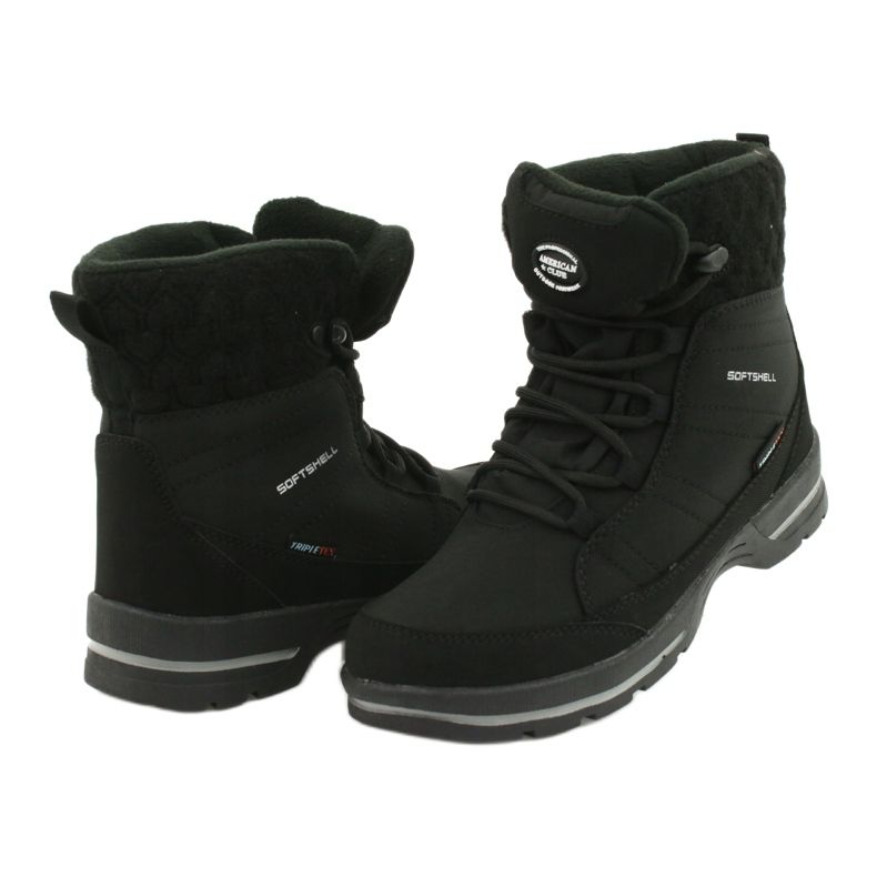 Schneestiefel Softshell mit Membran American Club SN02 / 20 schwarz 3