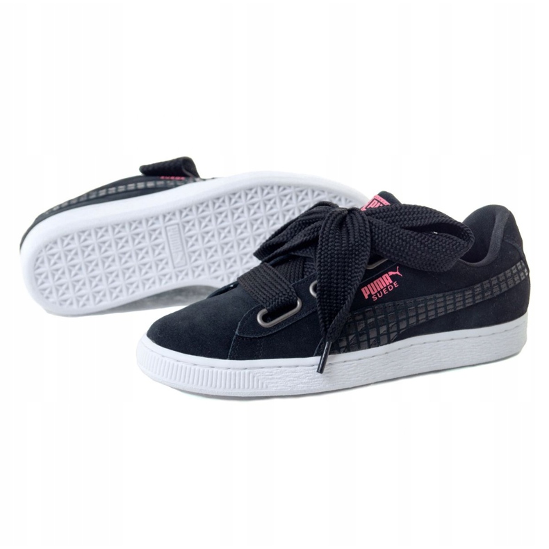 Puma Suede Heart Street 2 W 366780 01 schwarz rosa 1