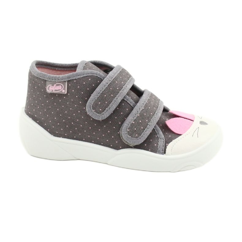 Befado Kinderschuhe 212P059 rosa grau 1
